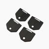 4Pcs/set ABS Car Door Lock Cover Decoration Protection Cover for Ford Focus 2 MK2 2005-2014 Car Styling Accessories