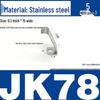 Stainless Steel Spring Clip: Metal Crimp, Wire Baffle, Pipe Holder, Conductive Manganese.