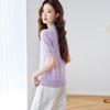 Srcr Women's French Style Silk Blend Knit T-Shirt