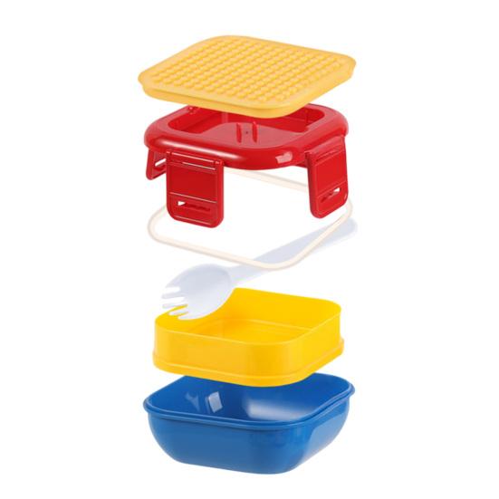 Dospělý Bento Box se dvěma stohovatelnými nepropustnými přihrádkami Bez BPA Nádoba na uchovávání potravin Obědový box Bezpečné pro mikrovlnnou troubu a myčku nádobí Nádoba na přípravu jídel