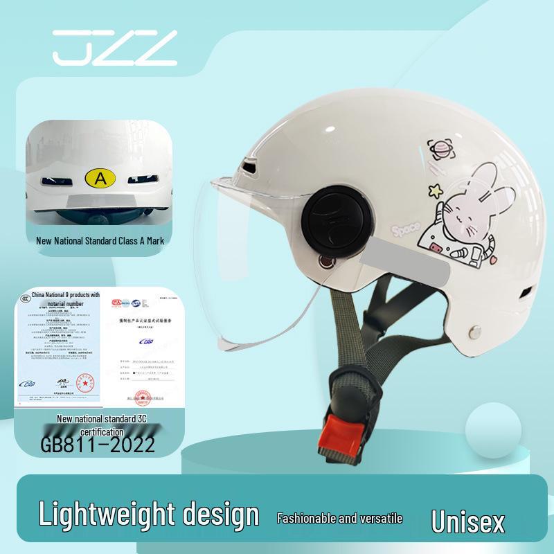 

Golden Bell 3C Certified Universal Electric Bicycle Helmet for All Seasons Sunstopping Short Lens