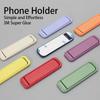 Metall Handyhalter Mini Streifenform Ständer 3M Starker Kleber Einfache Tragbare Smartphone Unterstützung für iPhone 12 Samsung Xiaomi