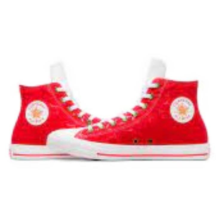 Converse All Star High Top Canvas Shoes Unisex Sneakers Red White A08704C
