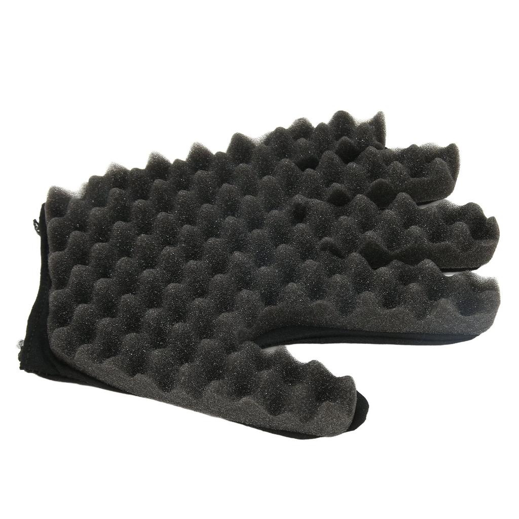 Curling Sponge Glove Afro Coil Flexible Portable Hair Twist Sponge for Barber Salon