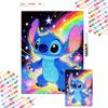 5D DIY All Diamond Art Painting Kit Stitch Rainbow Stars Home Decor Gift