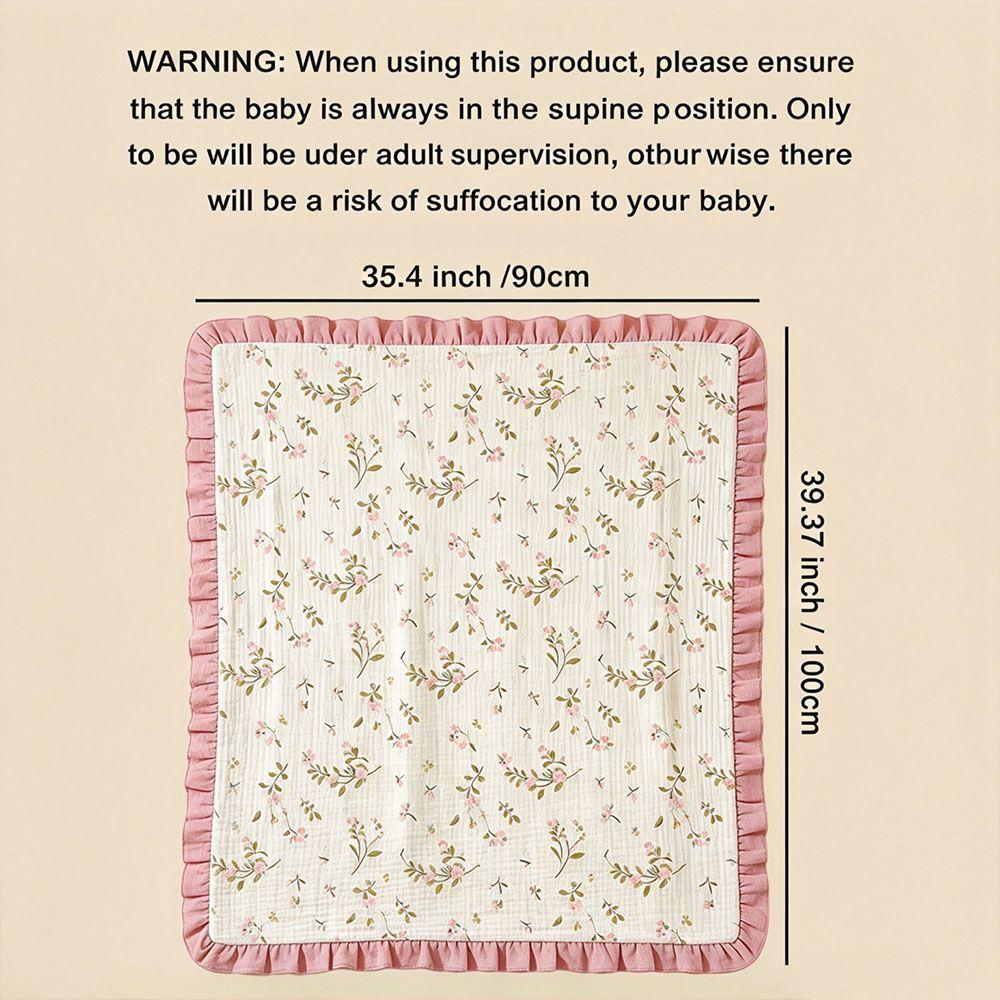 4 Layer Stroller Blanket Cotton Swaddle Wrap High Quality Baby Swaddle Blanket Nursery