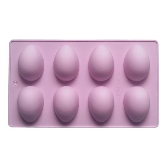 Molde de Silicona para Hornear Huevo de Pascua Molde Flexible Antiadherente para Chocolate Pastel Pudín Gelatina Reutilizable Fácil Desmoldeo Herramienta para Hacer Postres Jabón Casero