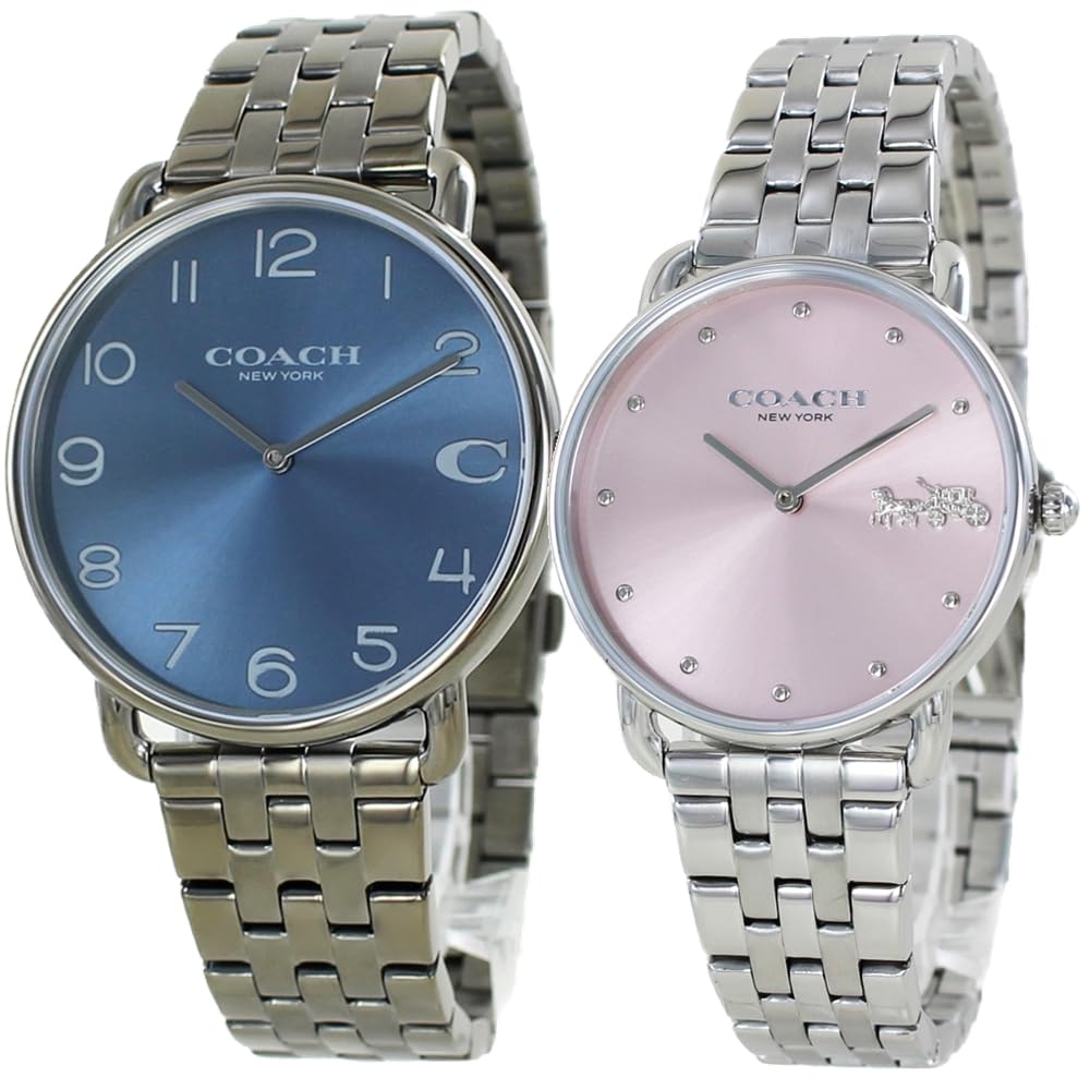 

Watch Pair Watch Storage Box Pair Watch Elliot Gunmetal Silver 1460267114504290 [Coach] Men s Women s [Item]
