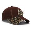 Spliced Leopard Pattern Cap With Breathable Cotton For Outdoor Use