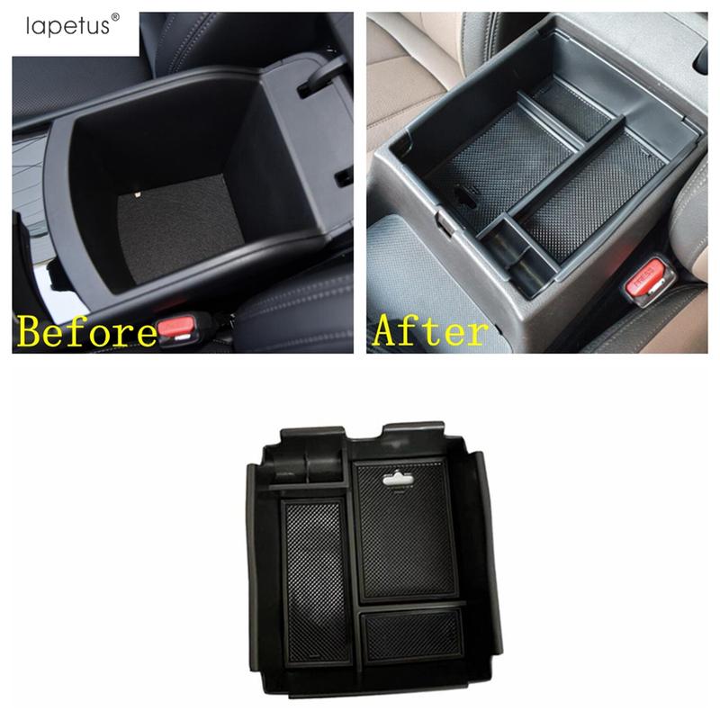 Car Central Console Armrest Storage Box Organizer Phone Holder Tray For Hyundai Santa Fe - Auto Accessories Interior