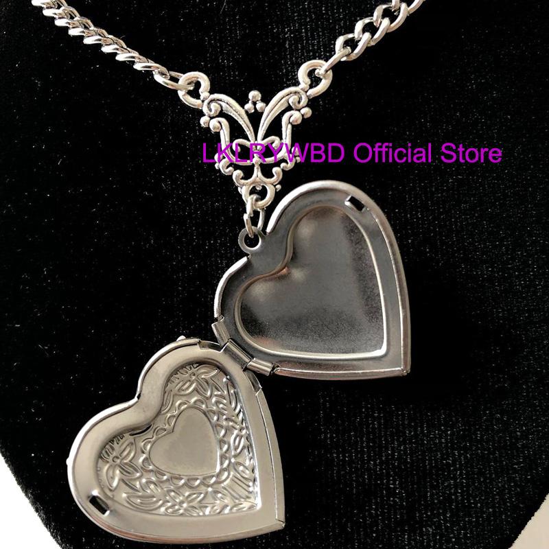 Gothic Bat Locket Necklace,Gothic Jewelry,Gothic Necklace,Bats,Halloween Vampire Party Jewelry,Fit For Bat Lovers Gift