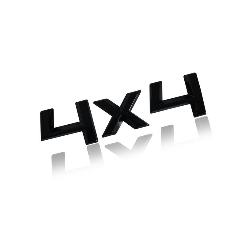ZDVK6 Auto Styling 3D Metall 4x4 Emblem Abzeichen Aufkleber für Skoda Octavia Fabia Rapid Yeti 4x4 Heckklappe Aufkleber Auto Zubehör
