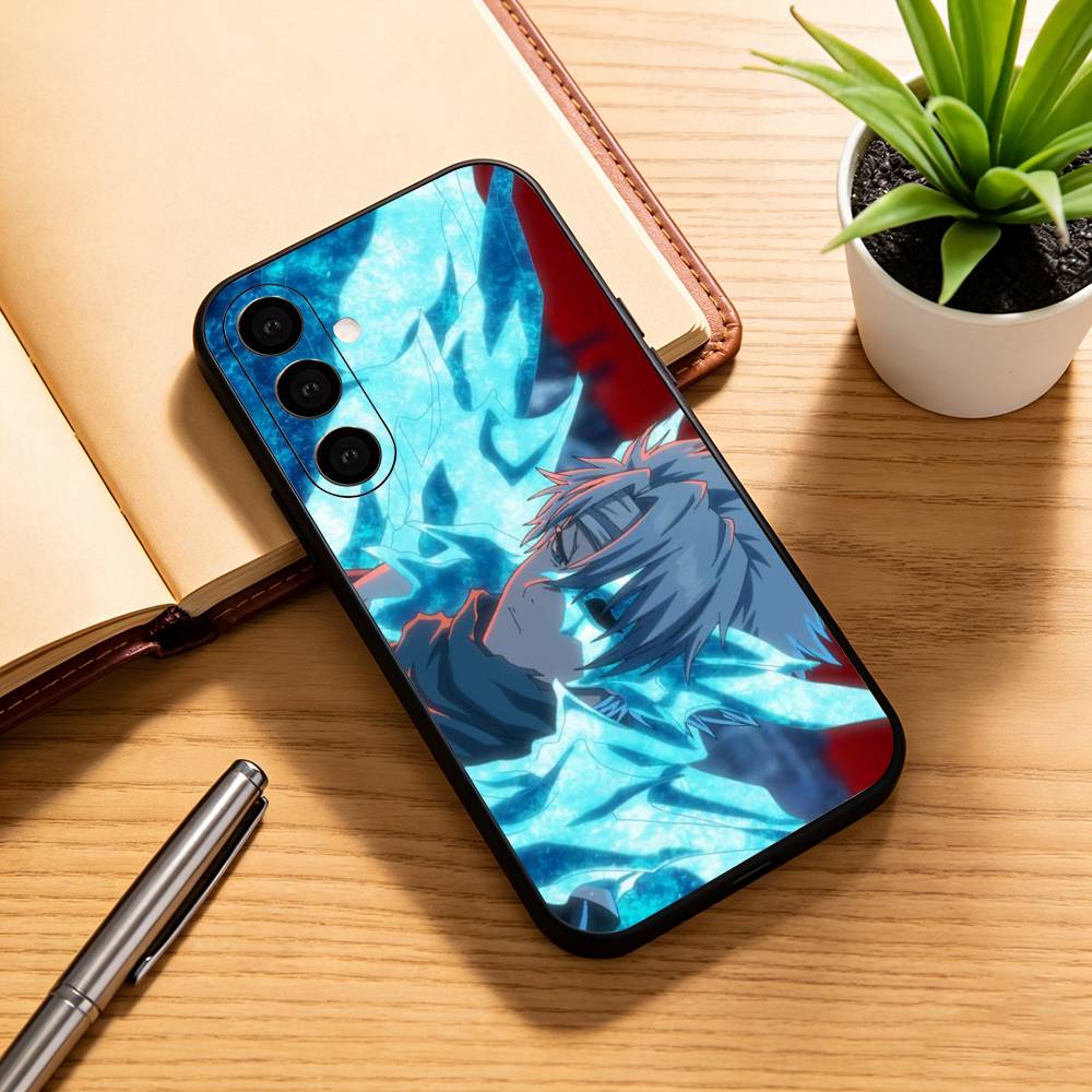 Toshiro Hitsugaya Ice Dragon Bleach Anime  Phone Case For Samsung Galaxy A73,A72,A71,A70,A53,A52,A51,Others Soft Black Cover