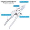 High Quality Steel Pruning Shears Rust-Resistant Snips Pruner Horticulture Tools Comfort Grip Scissors Flower