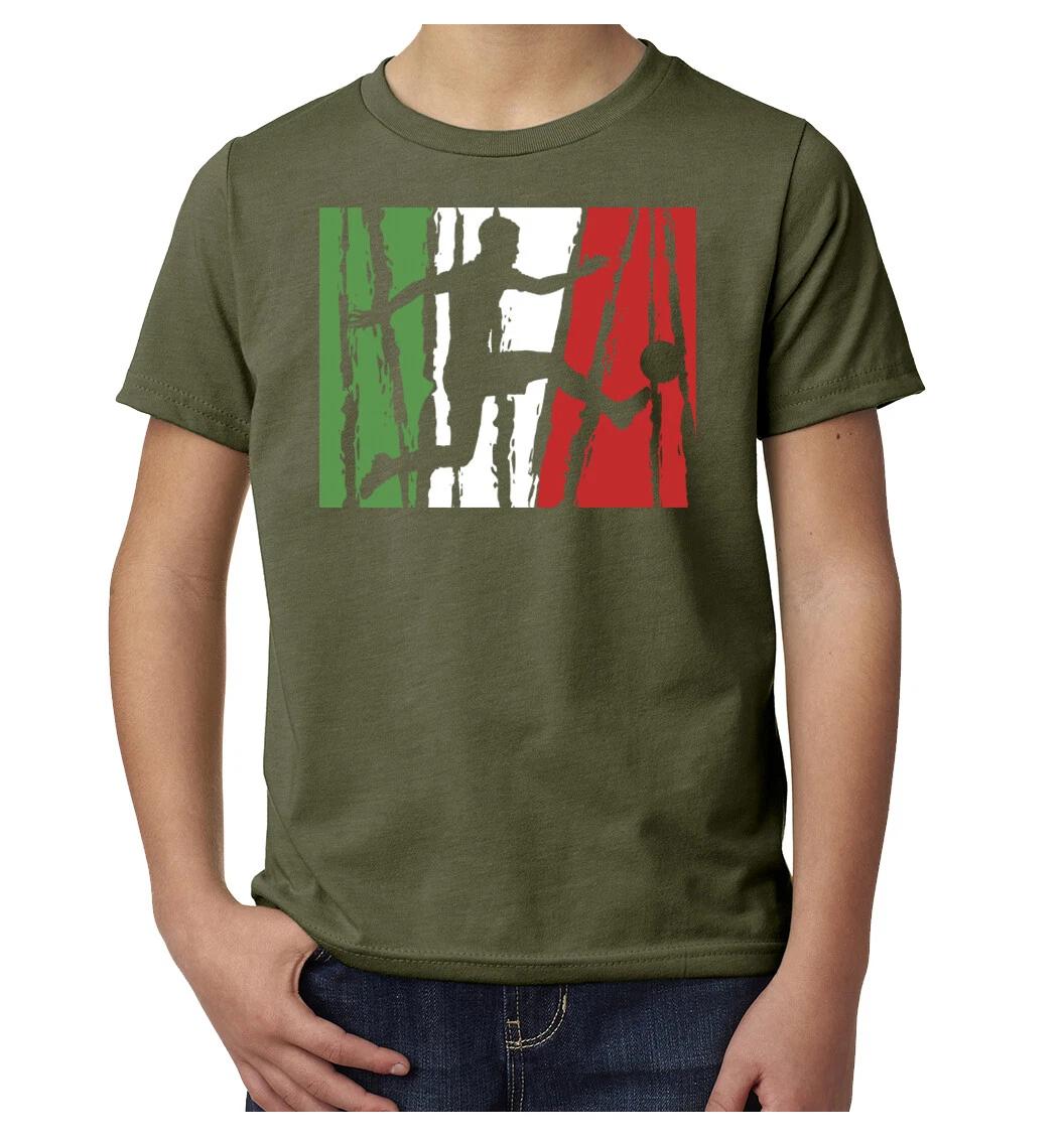 Italian Soccer Pride T-Shirt, Italy Soccer Shirt, Youth Soccer Shirts 3XL