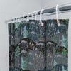 Botanical Shower Curtain Nature Floral Forest Green Plants Bathroom Decor Vintage Rustic Farmhouse Home Decor Wall Art
