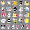 101 Cute Sanrio Cartoon Stickers for DIY Decoration - Guka, Melody & Mochi Designs for Water Bottles & Phone Cases