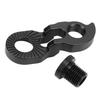 RISK Bicycle Rear Derailleur Hanger Aluminum Bicycle Tail Hook Extender for 40T 42T 46T 50T 52T Mountain BikeBlack