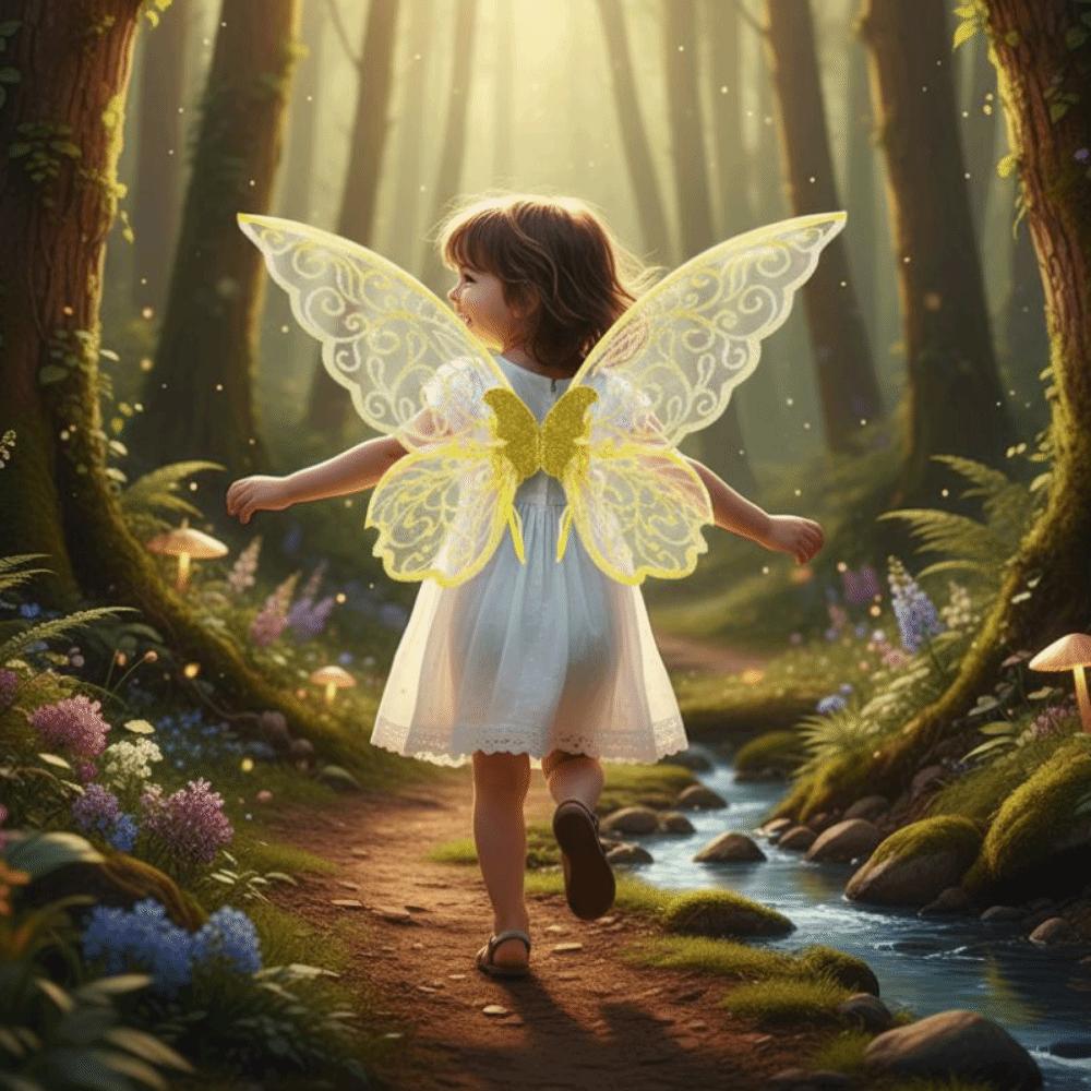 Sparkle Butterfly Fairy Wings Colorful Elf Wings Costume Fantasy Cosplay Wings Party Favor