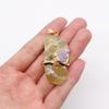 Crystal Pendant Necklace With Polished Multi Color Watercrystals For Fashion Accessories