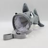 Flannel Shark Chalk Bag Rock Climbers Stuffed Animal Rock Climbing Bag Bouldering Adjustable Magnesium Powder Bag