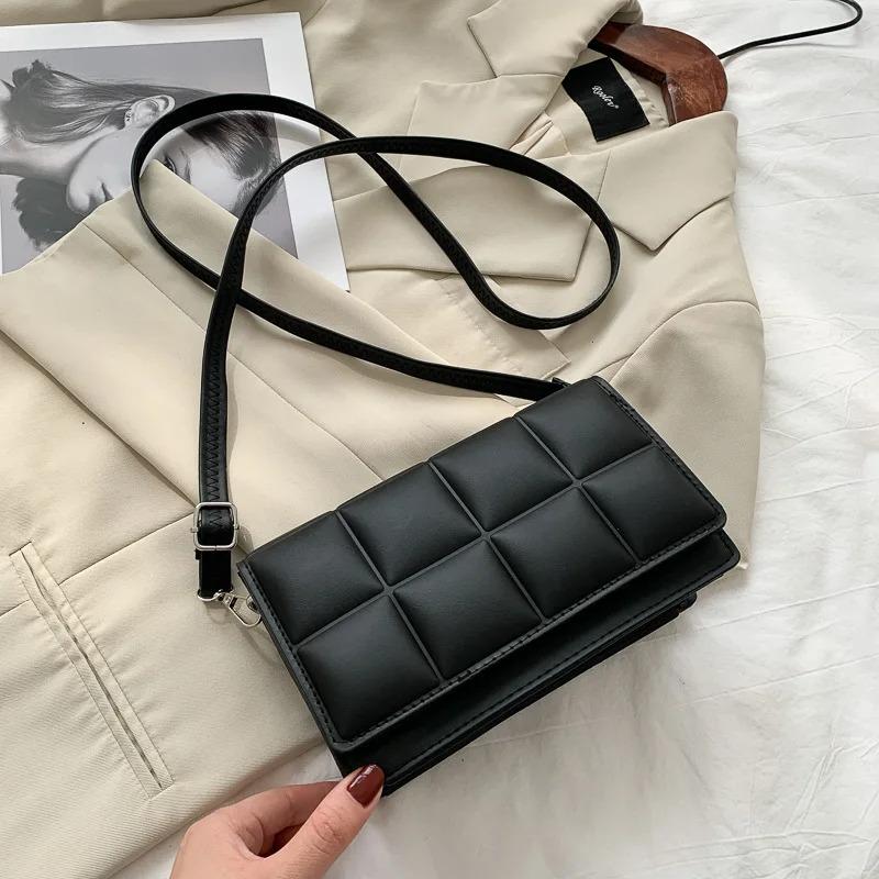 Minimalist Street Trendy Small Square Bag, Women'S One Shoulder Underarm Bag, Versatile Diagonal Cross Commuting Women'S Bag