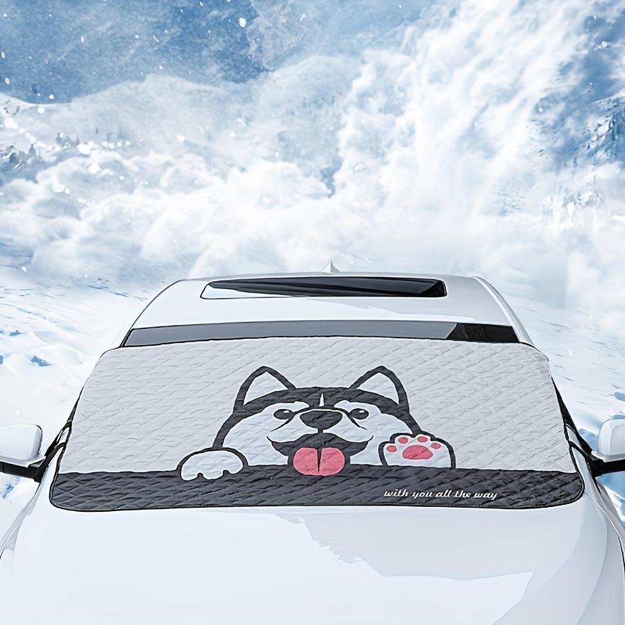 Auto Windschutzscheiben-Hitzeschutzabdeckung Auto Frontscheiben-Frostdecke Schneeschutz für SUV-LKW Winter Autozubehör