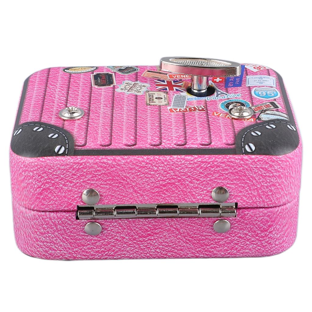 Suitcase Music Box Lovely Luggage Music Box Metal Music Box for Birthday Valentine s Day Christmas