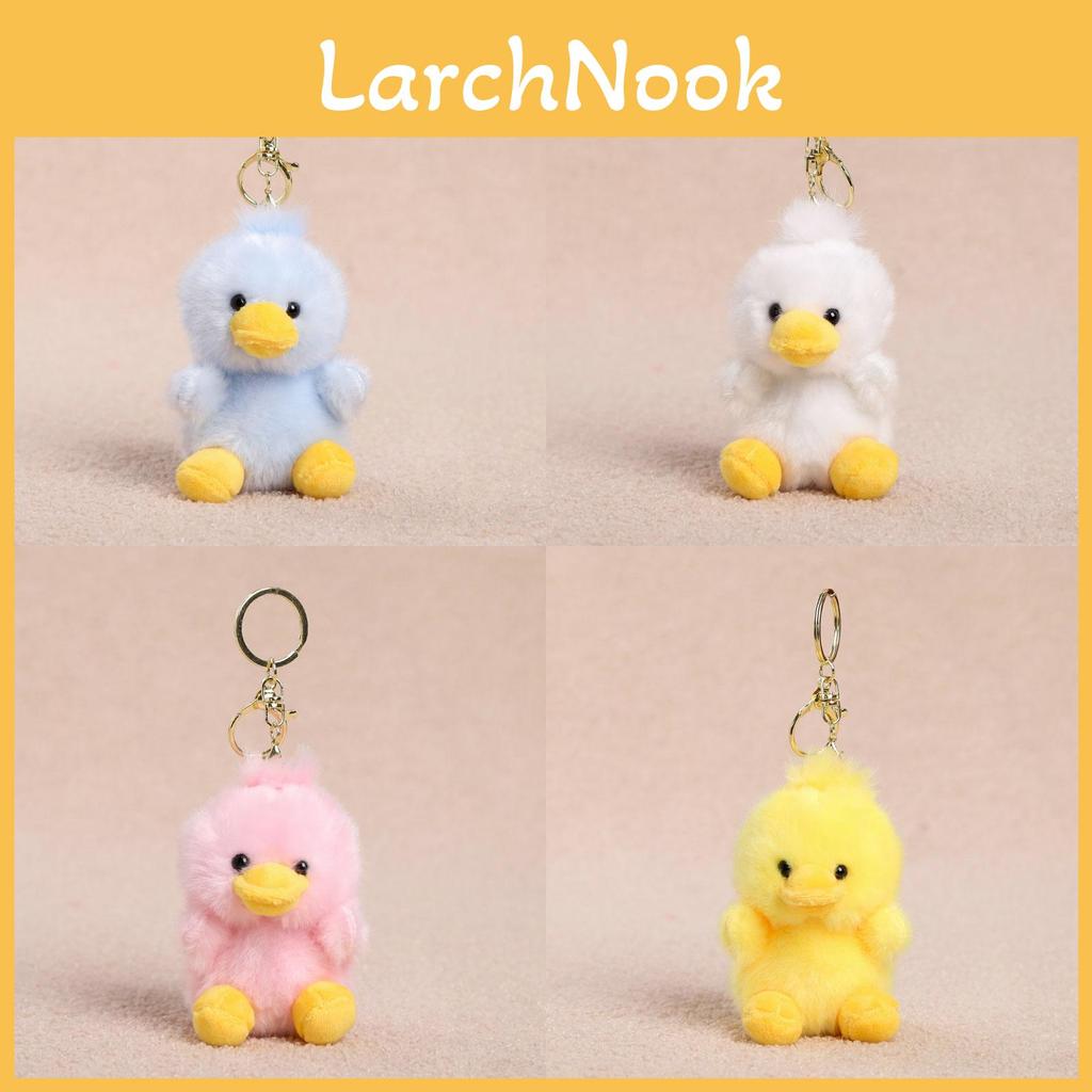 Adorable Duck Pendant Keychain Plush Doll For Birthday Gift And Carrying Use