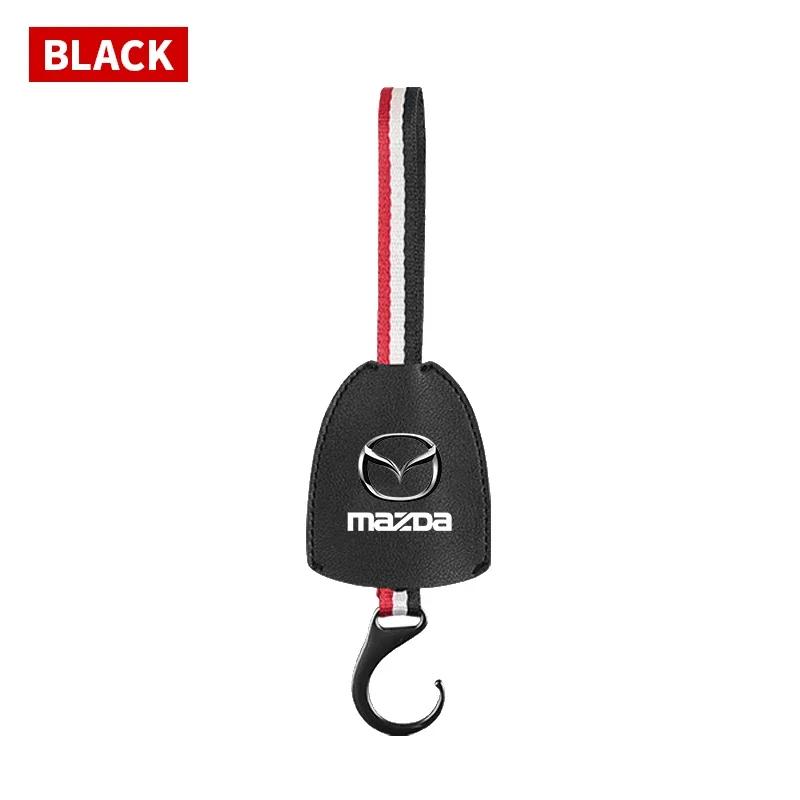 

For Mazda Leather Car Seat Back Hooks Portable Hanging Bag Rack For Mazda 3 6 CX5 2 CX3 CX9 MX5 RX8 Axela Demio Atenza MS Car ac