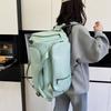 Solid Color Travel Luggage Bag Multifunctional Sports Fitness Bag Travel Backpack  Streetwear