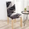 Elastic Dining Chair Cover Printing Spandex Removable Chair Slipcover For Kitchen Wedding Hotel Banquet Room Seat Case Cover for Home