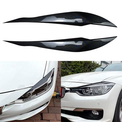 Capa de farol adesivos de carro luz sobrancelha adesivo de carro