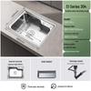 VATTI 304 Stainless Steel Single Bowl Kitchen Sink