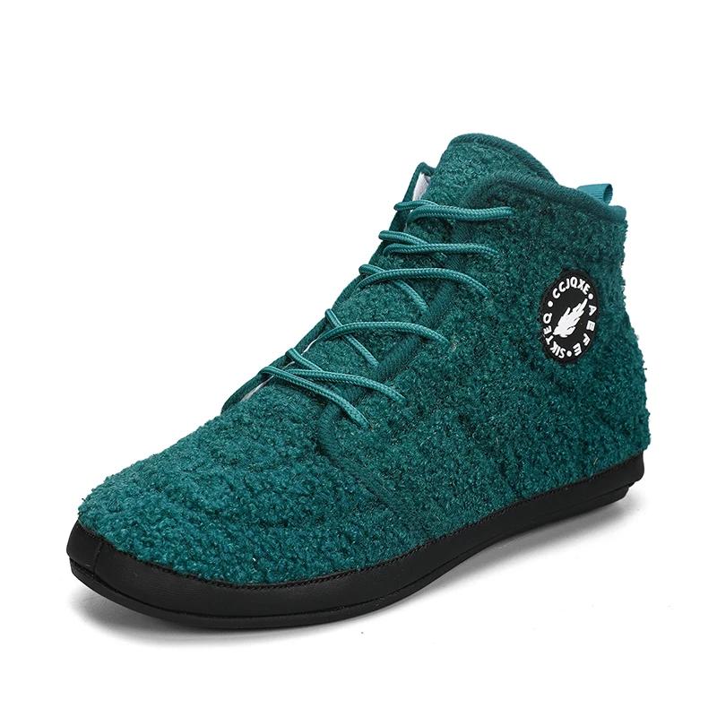 Men Winter Loafers Lightweight SlipOn YRZL Cotton Shoes High Top Warm Slip Slippers Plush Indoor Cotton Warm Protection for Cold Weather Conditions 39 4500₽