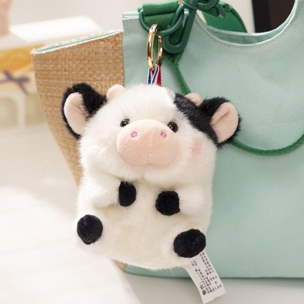 Hamster Plush Rabbit Doll Pendant Penguin Seal Pig Cow Plush Keychain Cartoon Animal Elephant Pig Rabbit Doll Plush Keyring