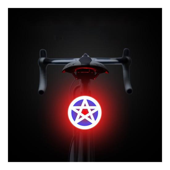 Sykkelbaklys Høy lysstyrke Vanntett Flere lysmoduser Oppladbar sykkelsikkerhetsvarselbaklys