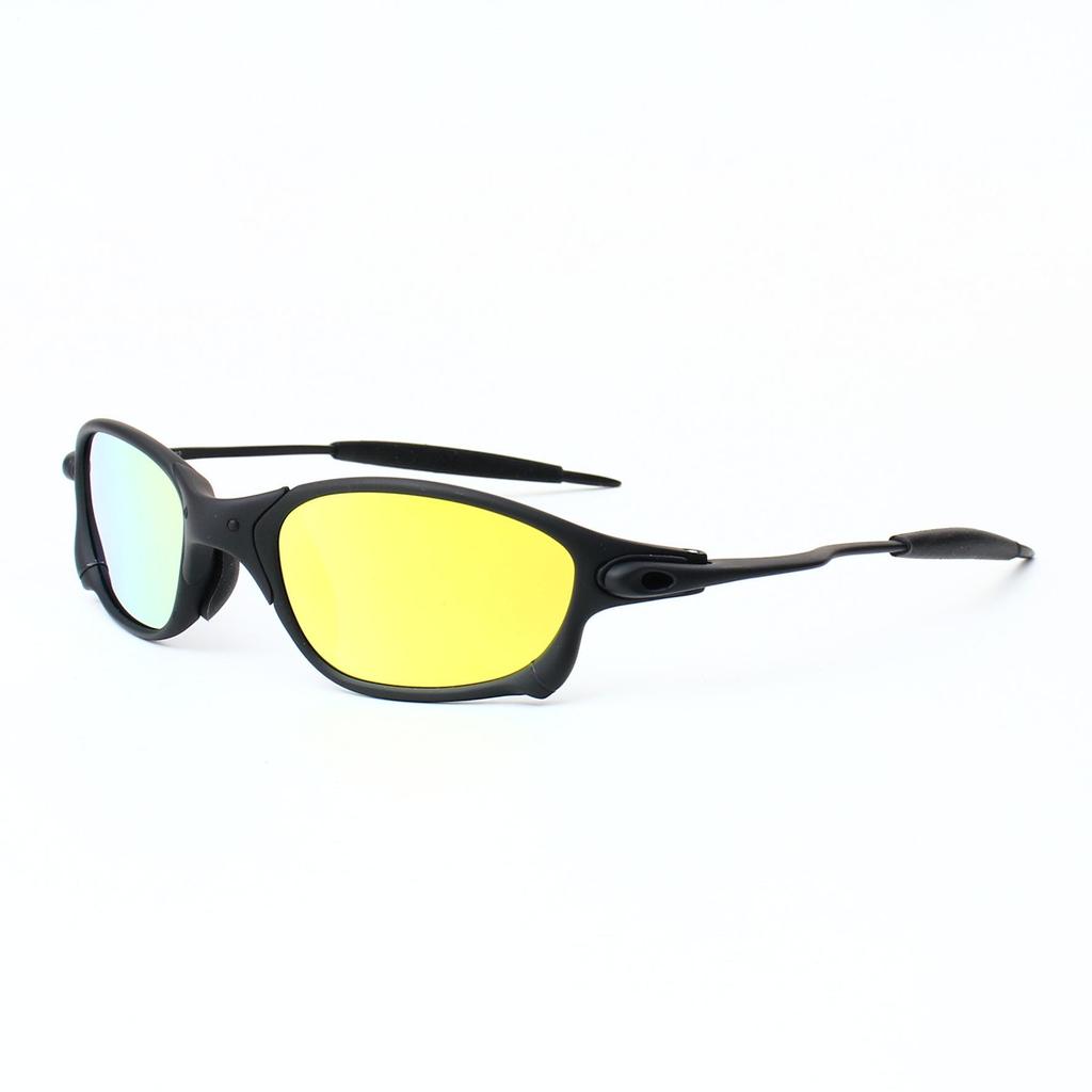 Unisex Polarized Cycling Sunglasses with Retro Zinc Alloy Frame for Outdoor Sports