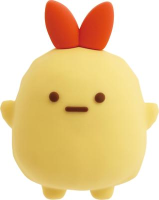 Sumikko Gurashi Figure Fried Shrimp H43 X W34 X D14mm San-X "Sumikko's Favorites" Magnet, Tail, AB38206,