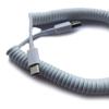 USB C Port Coiled Cable Wire Mechanical Keyboard GH60 USB Cable Type c USB Port for Poker 2 GH60 Keyboard Kit DIY