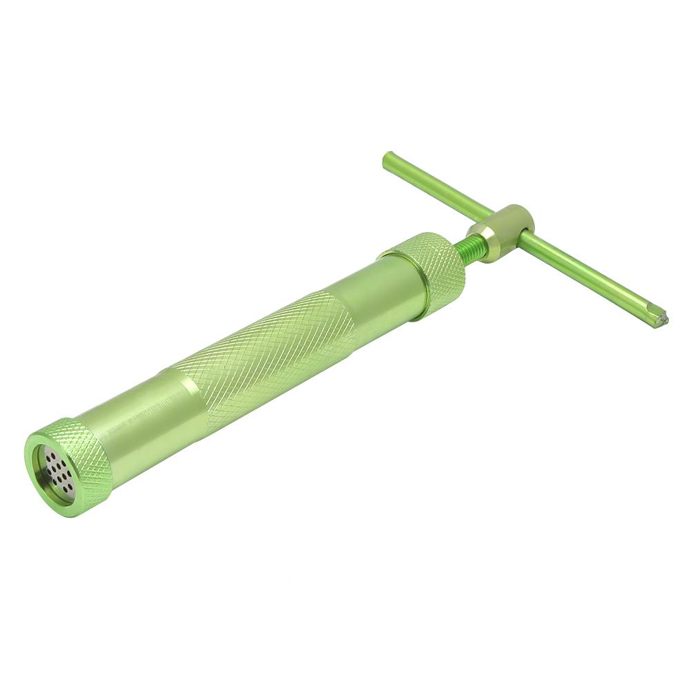 Nerezová ocelová zelená rotační mačkadlo na bahenní extruder, pistole na pečení fondánu, dort, sochařství z polymeru