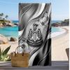Newcastle United Football Print Beach Towel, Large Soft Quick Dry Towel for Beach Camping Swimming