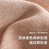 Pink Light Luxury Princess Style American Thick Cotton And Linen Chenille Cobridge Curtain Shading Finished Girls Bedroom