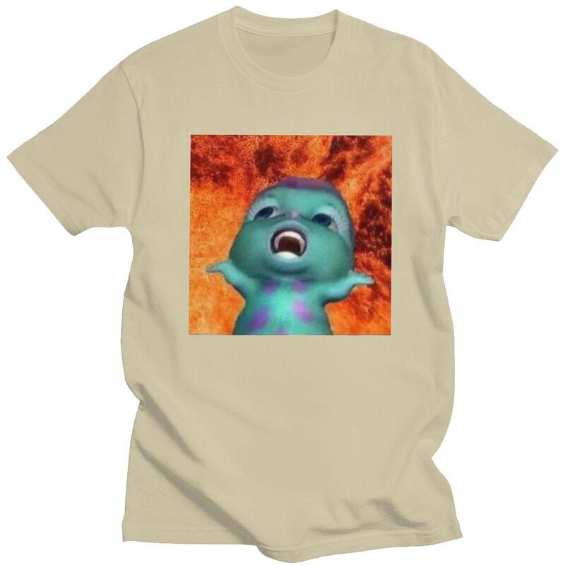 Custom Bibble Singing Meme T Shirts for Men Pure Cotton Tee Tops Tshirts ShortSleeve Fashion Tshirt Clothing