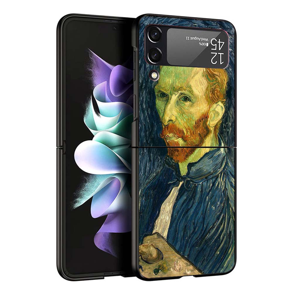 Van Gogh Oil Art Painting Phone Case For Samsung Galaxy Z Flip7 Flip6 5G Flip5 Flip4 Flip3 ZFlip 7 6 3 4 5 Shockproof Back Cover