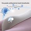 Large Size Men's Spring and Summer 10A Antibacterial No Mark Breathable Mid Waist Flat Angle Briefs