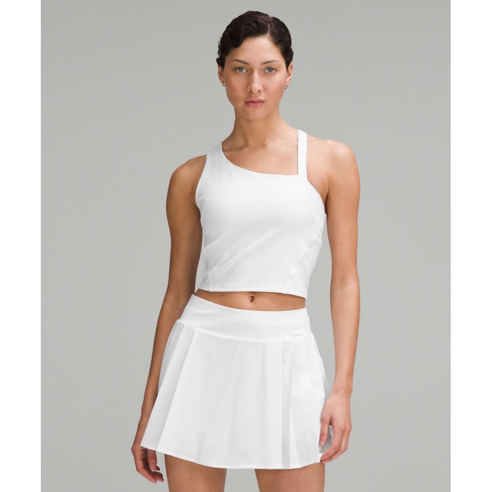 

Lululemon Теннисная майка Everlux AsymmetriCal Medium Support BC Cup, белая 2