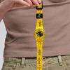 SWATCH PROTEAM COLLECTION series quartz movement 30 meters waterproof unisex 41*47.4mm yellow dial biosource material case silicone strap SO29J101