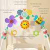 0-6-12 Months Baby Toy Stroller Arch  Rattle Adjustable Clip Crib Mobile Hanging Bed Bell Educational Toys for Newborn Gift