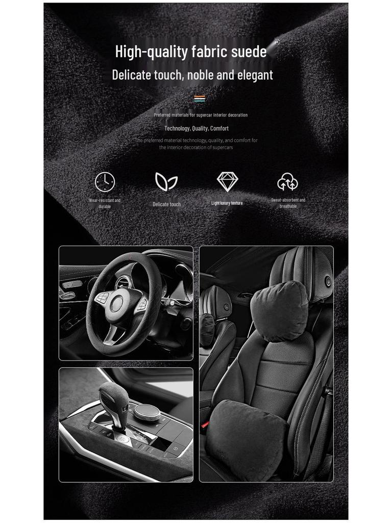 Suede Key Case for Li Xiang L9MAX/L8/L7: Tailored Car Key Shell with Buckle